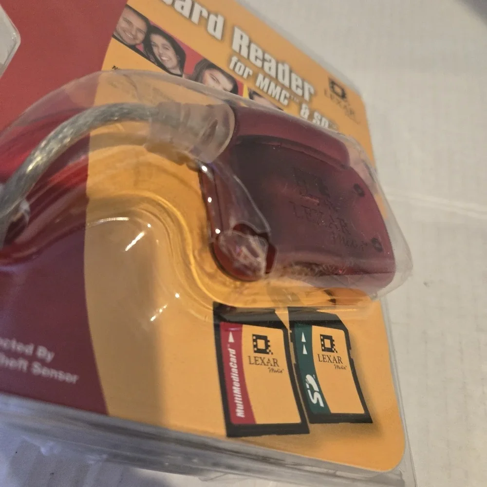 Lexar USB Card Reader for MMC & SD‎ Memory Cards - New & Sealed